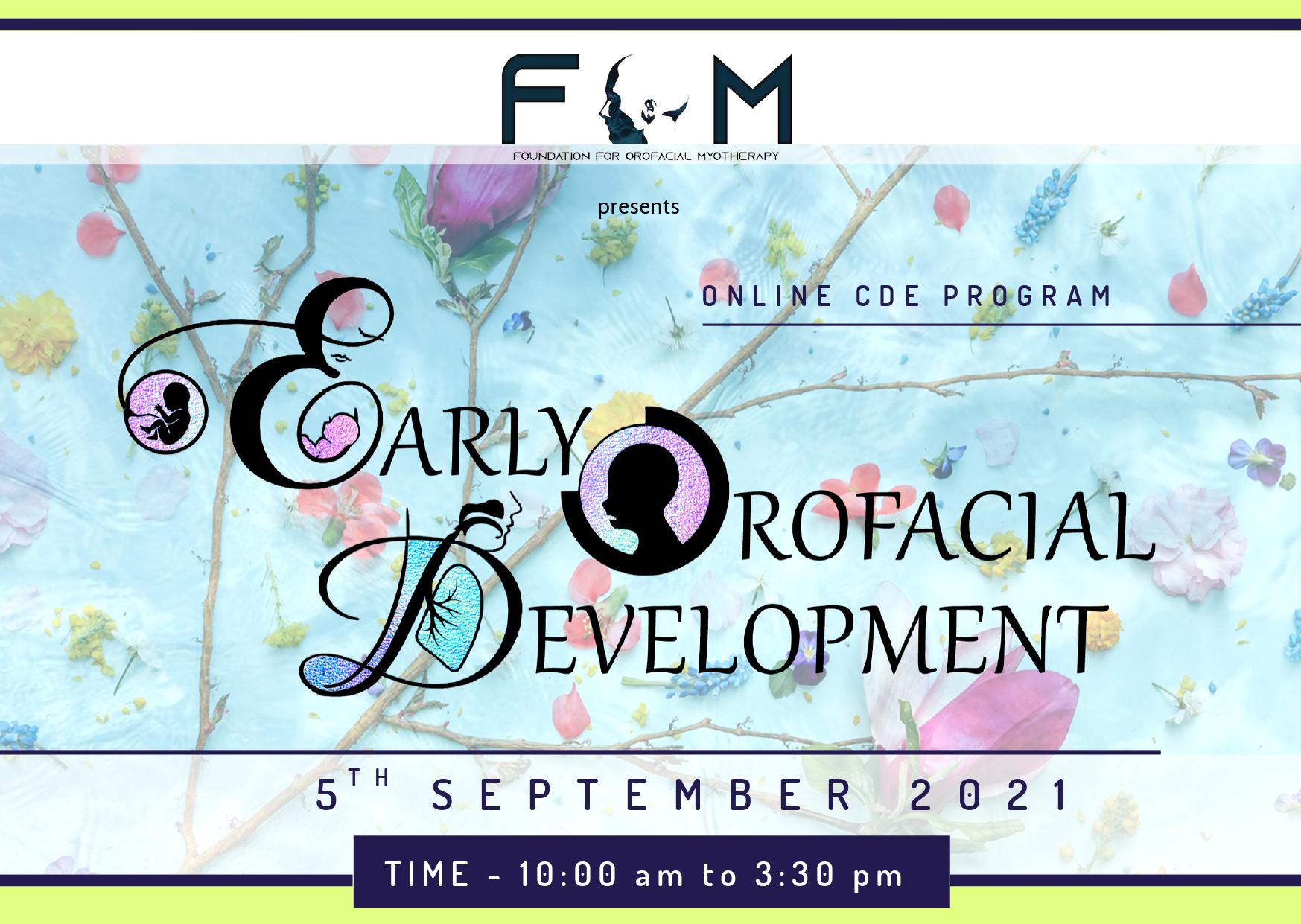 Early Orofacial Developement 